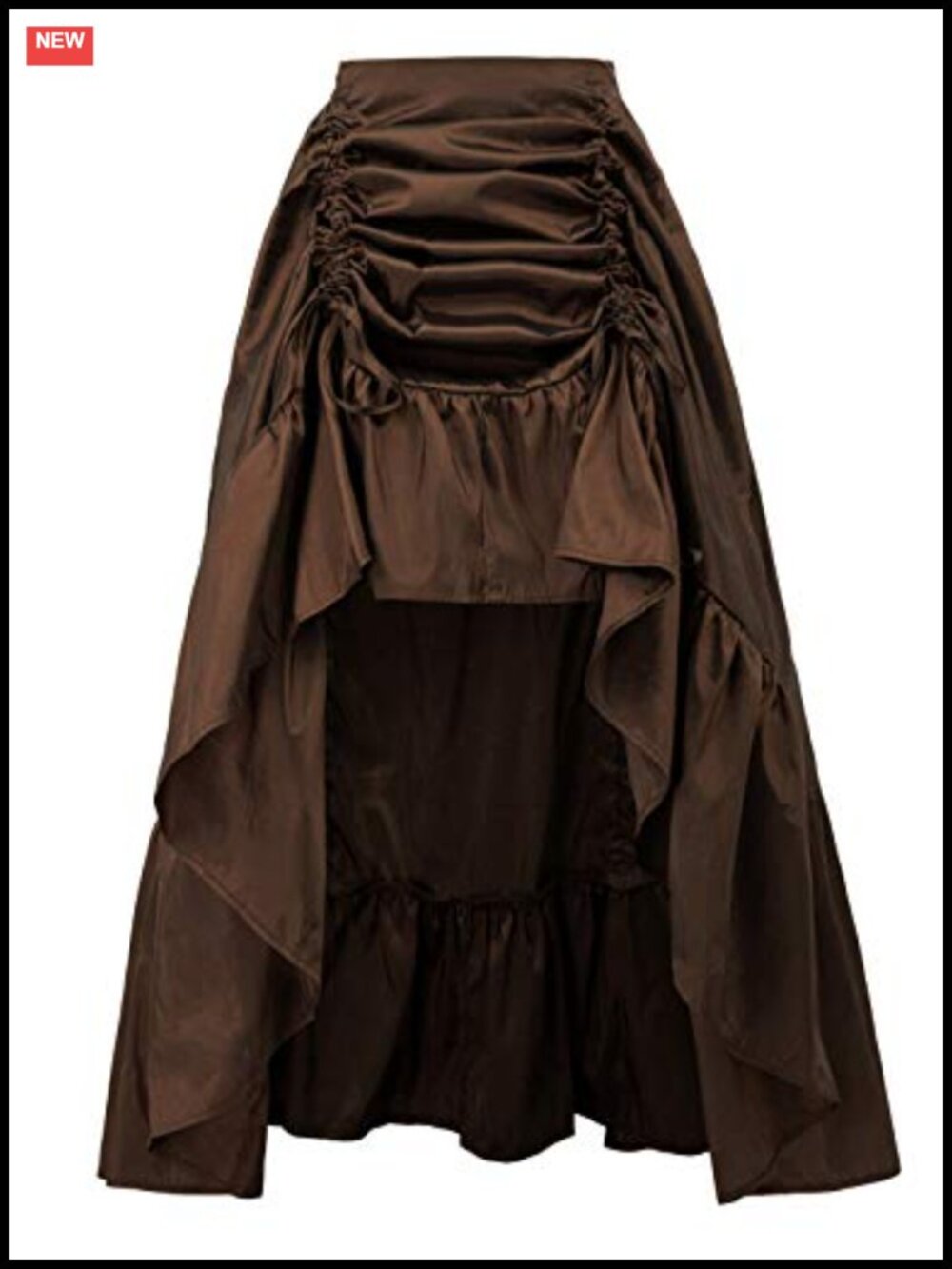 Renaissance Pirate High-Low Skirt Steampunk Victorian A-Line